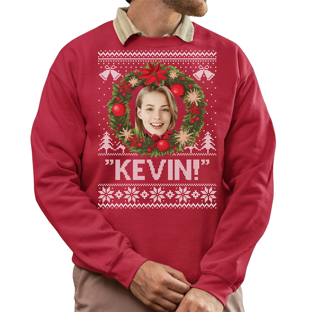 Funny Custom Name Ugly Christmas Sweatshirt 3